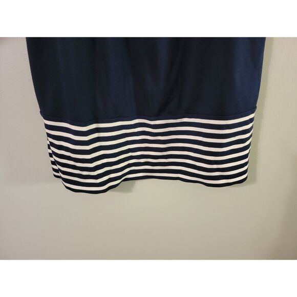 Loft Womens Sleeveless Sheath Nautical Dress Size 6 Midi Length - Picture 5 of 6
